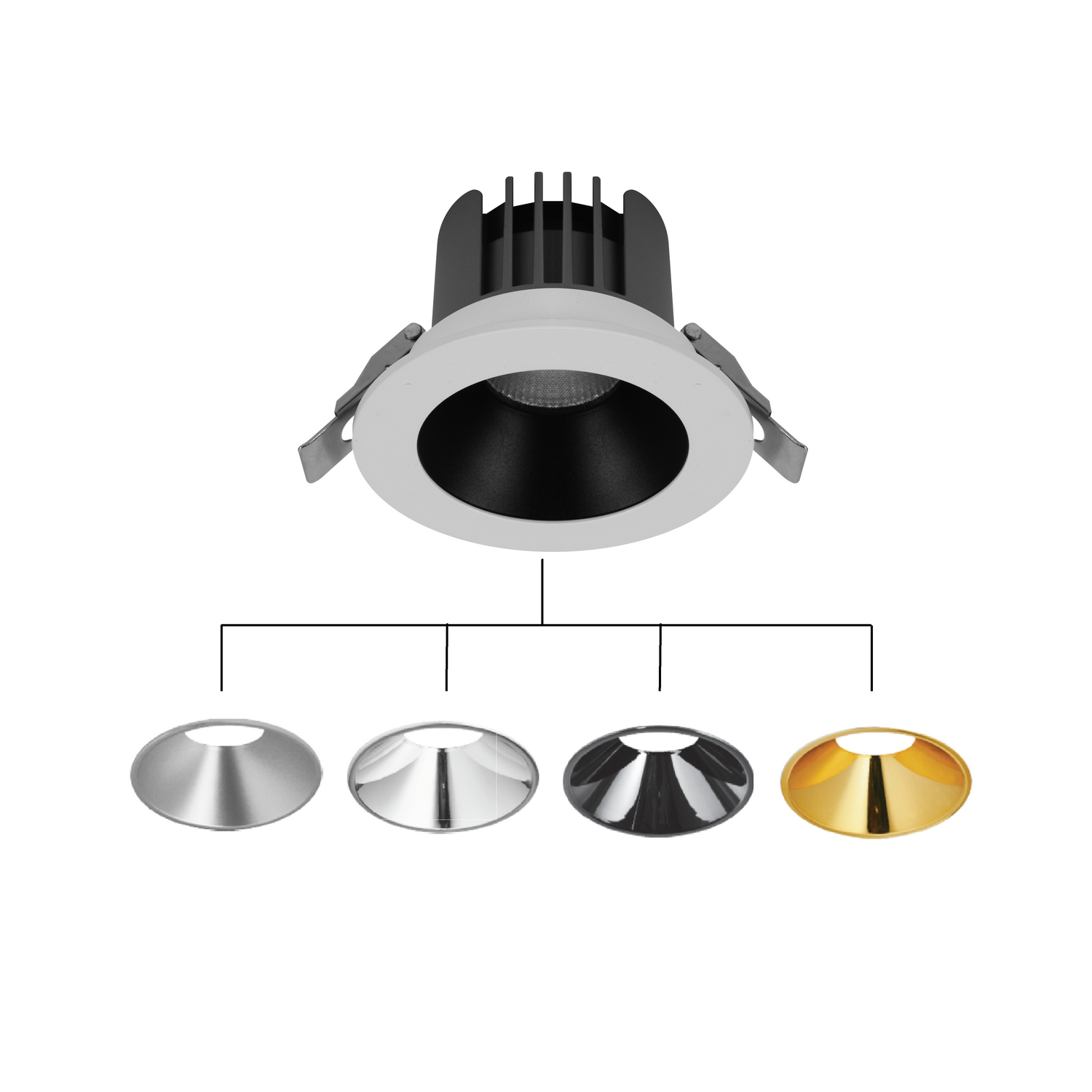 20W 4000K LED Recessed Pot Lights Ceiling Hotel Wall Washer Adjustable COB Spotlight Fixture IP44 Downlight