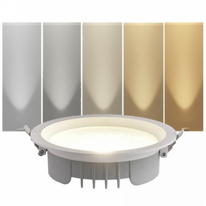 Saving Round Good Price Slim Recessed LED Panel Pot Lights 2.5 3 3.5 4 5 6 inch Modern Hotel Anti-Glare Downlights