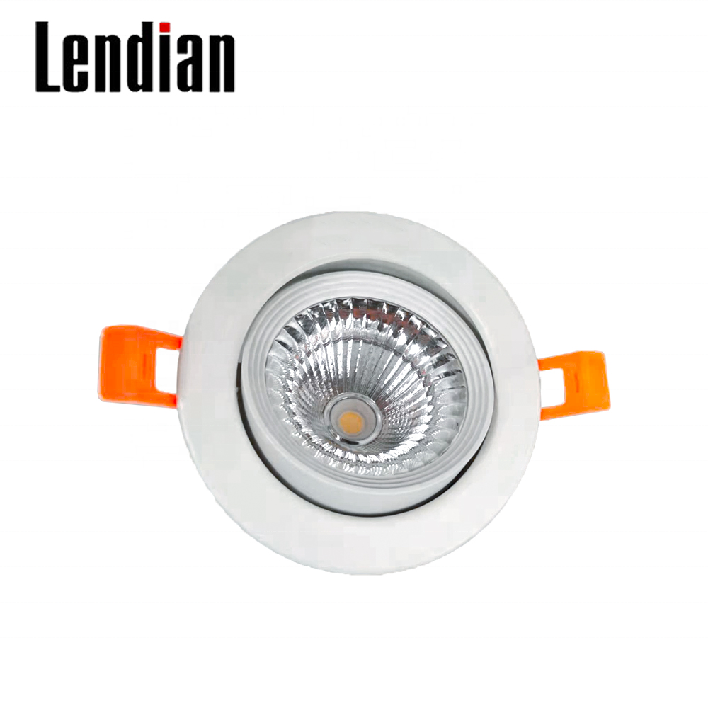 High quality CE white black store office indoor 3000k 4000k 3w 5w 7w 9w 10w 12w 15w 20w cob spotlight dimmable led spot light