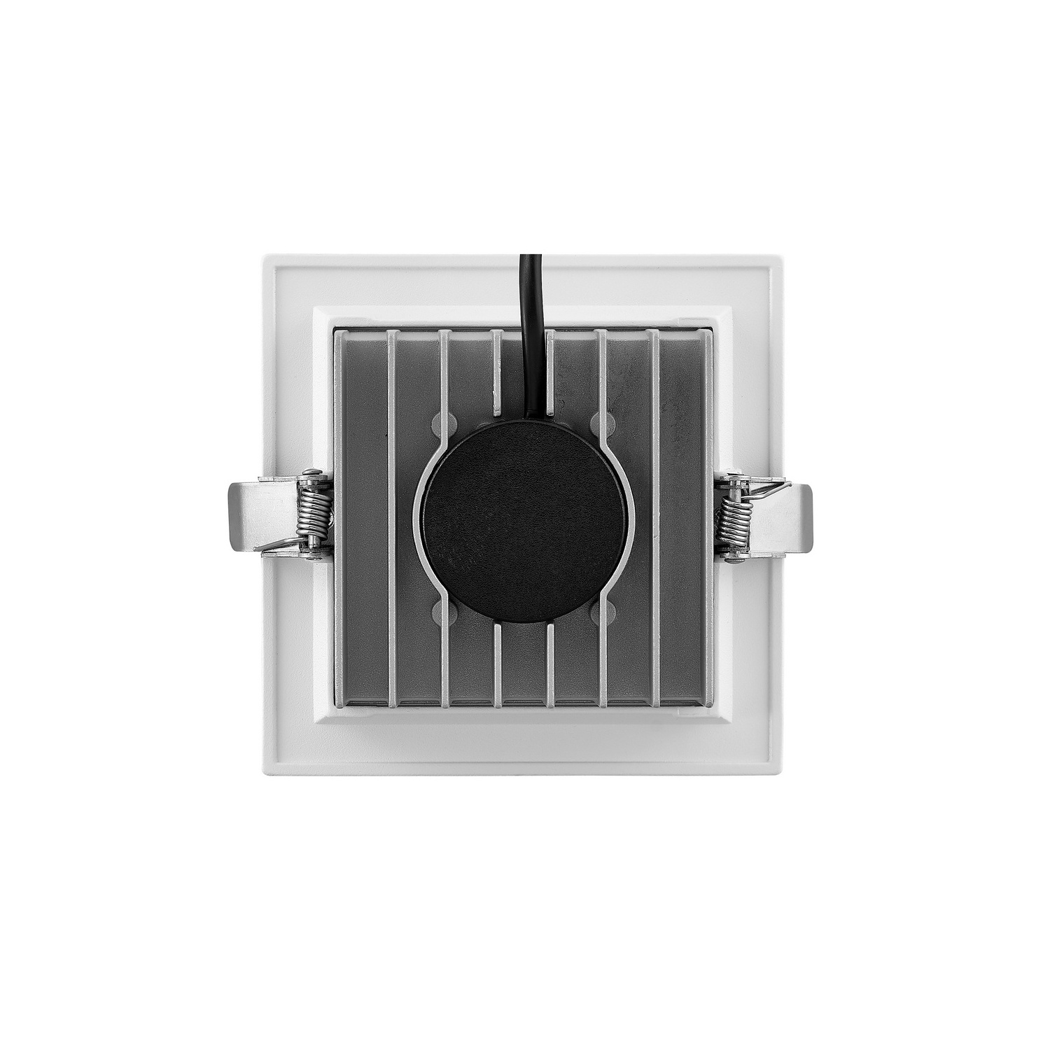 Anti-glare SMD LED Square Down Light Ceiling Downlight Chrome Reflector Fixture for Hotel