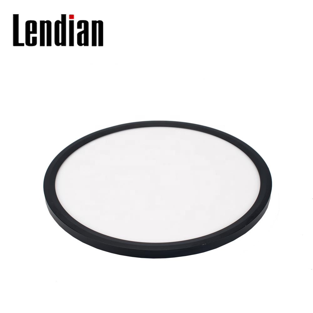 High quality RoHS cct 3000k 4000k 5000k 6000k 40w dimmable decorative wall surface mounted round led ceiling panel light