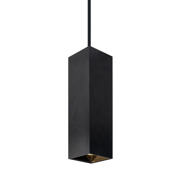 Factory price 8w 12w 15w 20w 30w black kitchen ceiling hanging cylindrical new chandelier contemporary modern pendent light