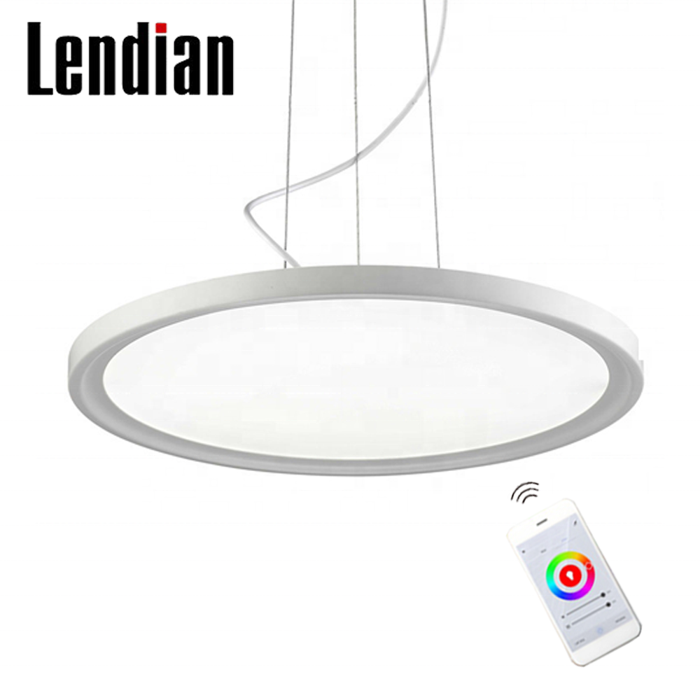 24W 30W 40W 48W 72W 96W IP20 3000 4000 5000 6000K CE RoHS SAA celling plafon round led panel pendant light