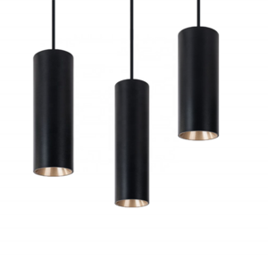 Factory price 8w 12w 15w 20w 30w black kitchen ceiling hanging cylindrical new chandelier contemporary modern pendent light