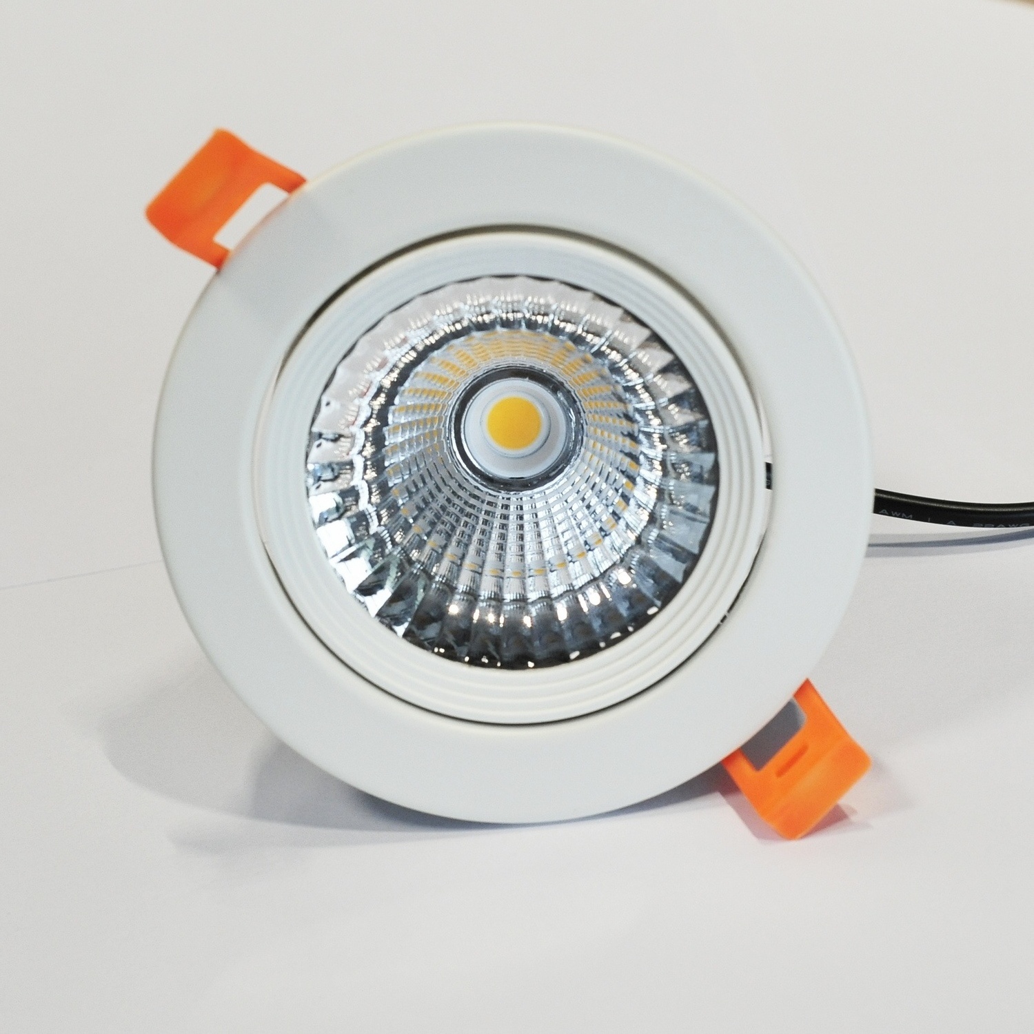 LED Recessed Spot Light Trimless Downlights Ceiling Hotel Wall Washer Adjustable COB Spotlight