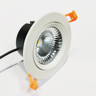 Good Light Transmittance Adjustable 10W 15W Recessed Spot LED Ceiling Spotlight Round Indoor Downlight