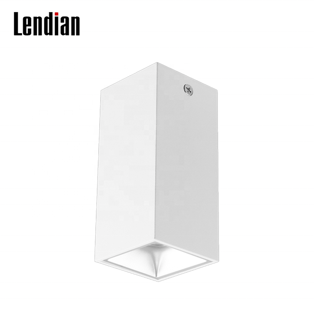 Outdoor wall washer aluminum downlight round square ceiling led surface mounted downlight 15w