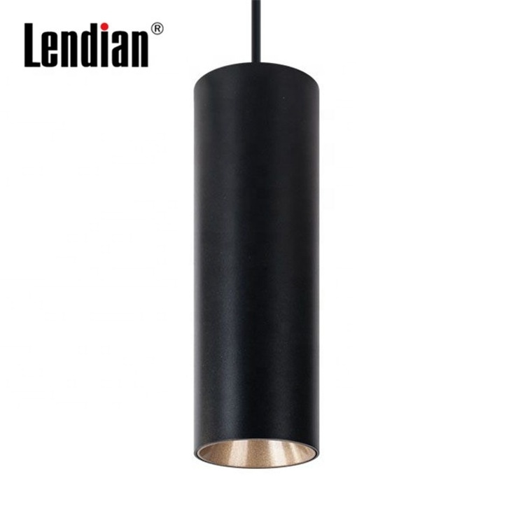 Factory price 8w 12w 15w 20w 30w black kitchen ceiling hanging cylindrical new chandelier contemporary modern pendent light