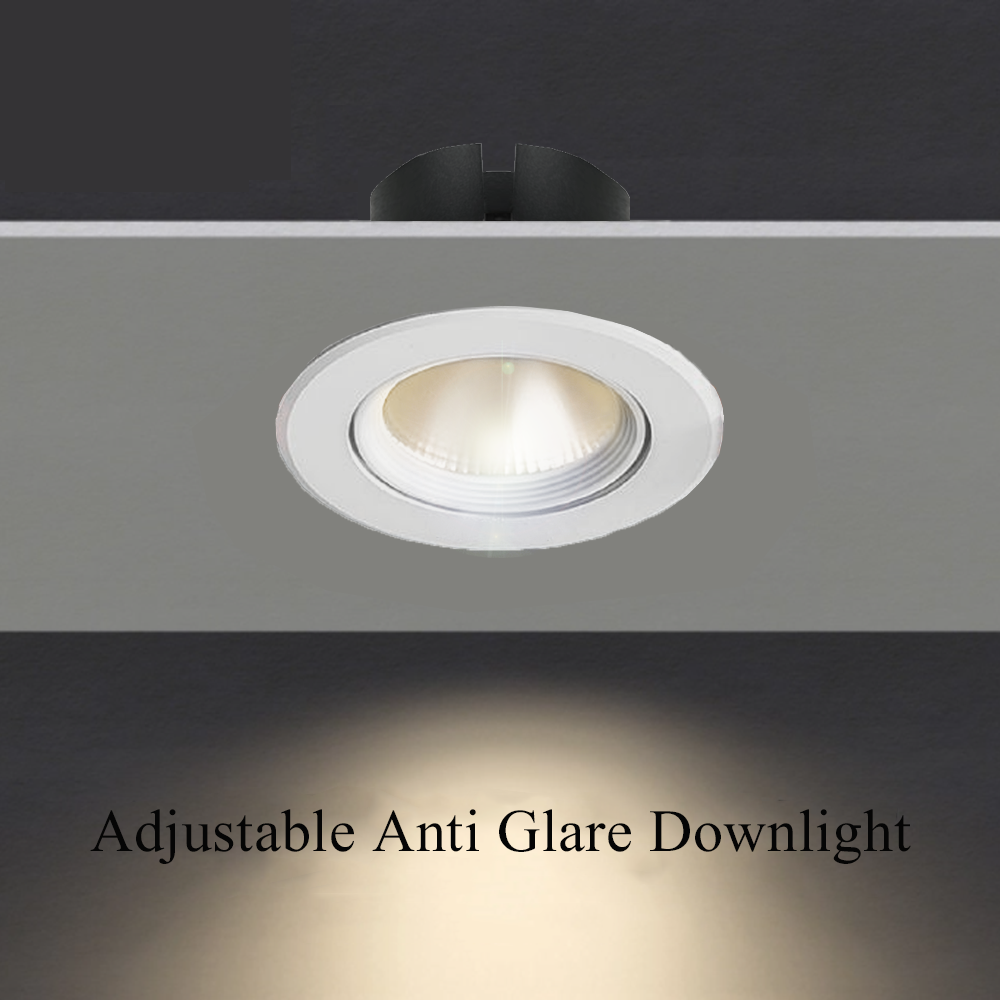 2700K 3000K 4000K 5000K 6000K Spot Light Recessed Spotlight Down Light Adjustable Ceiling Downlight Price LED