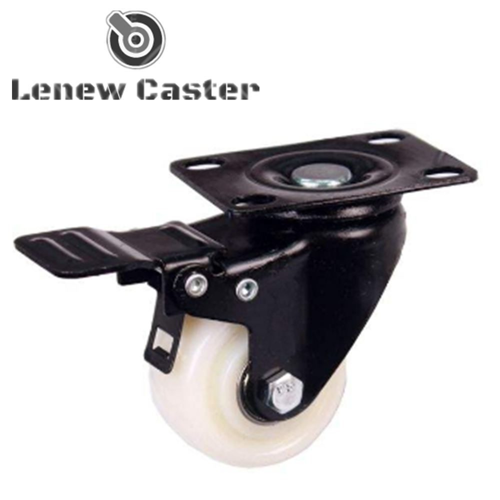 1.5/2/2.5/3 Inch 40/50/63/75 mm Manufacturer Factory of industrial light duty pu polyurethane nylon pvc pp castor caster wheel