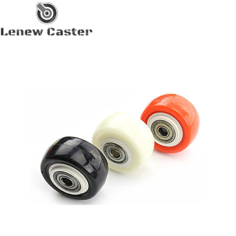 1.5/2/2.5/3 Inch 40/50/63/75 mm Manufacturer Factory of industrial light duty pu polyurethane nylon pvc pp castor caster wheel