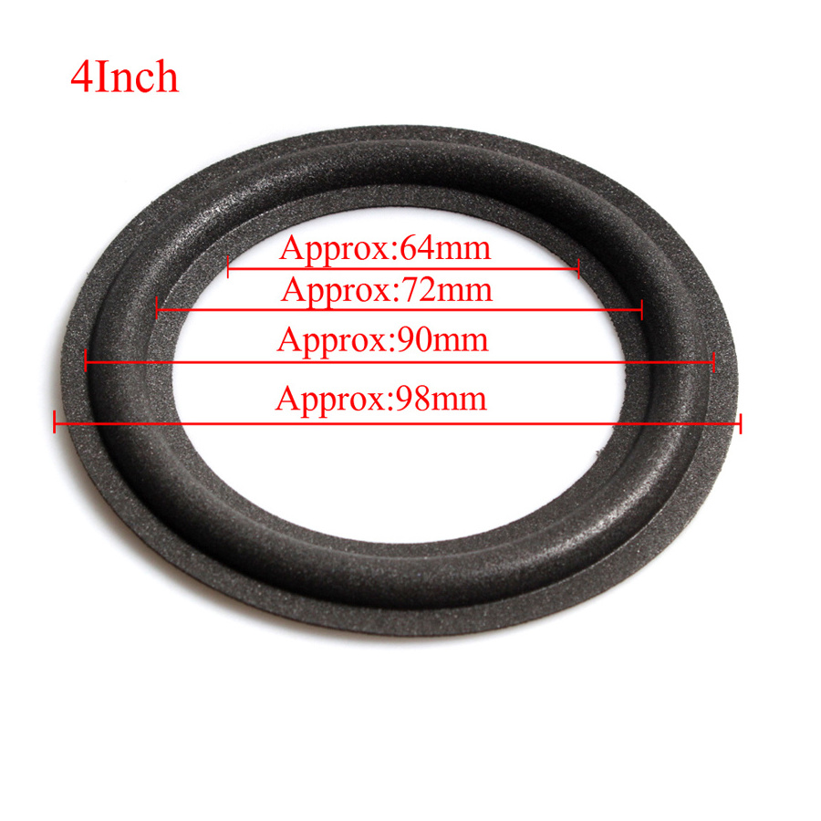 Hot selling 4 INCH 5 INCH 6 INCH Subwoofer Speaker Foam Surround Foam Sponge Speaker Repair Parts Accessories