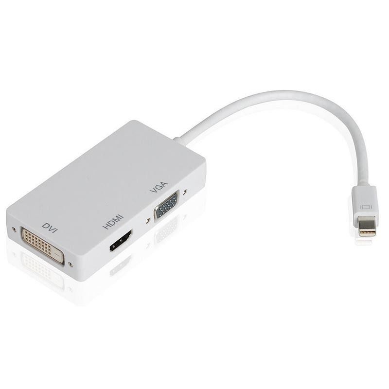 Hot selling Mini Display Port/DP to VGA/HDMI/DVI Adapter For Macbook Pro Air Mac enough stock