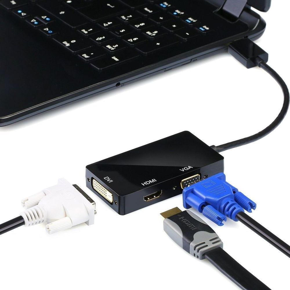 Hot selling Mini Display Port/DP to VGA/HDMI/DVI Adapter For Macbook Pro Air Mac enough stock