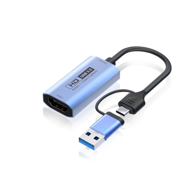 4K 60Hz Video Capture Card USB3.0 Capture Card HDMI-Compatible HD Capture Card Game Live Recording Video Collector