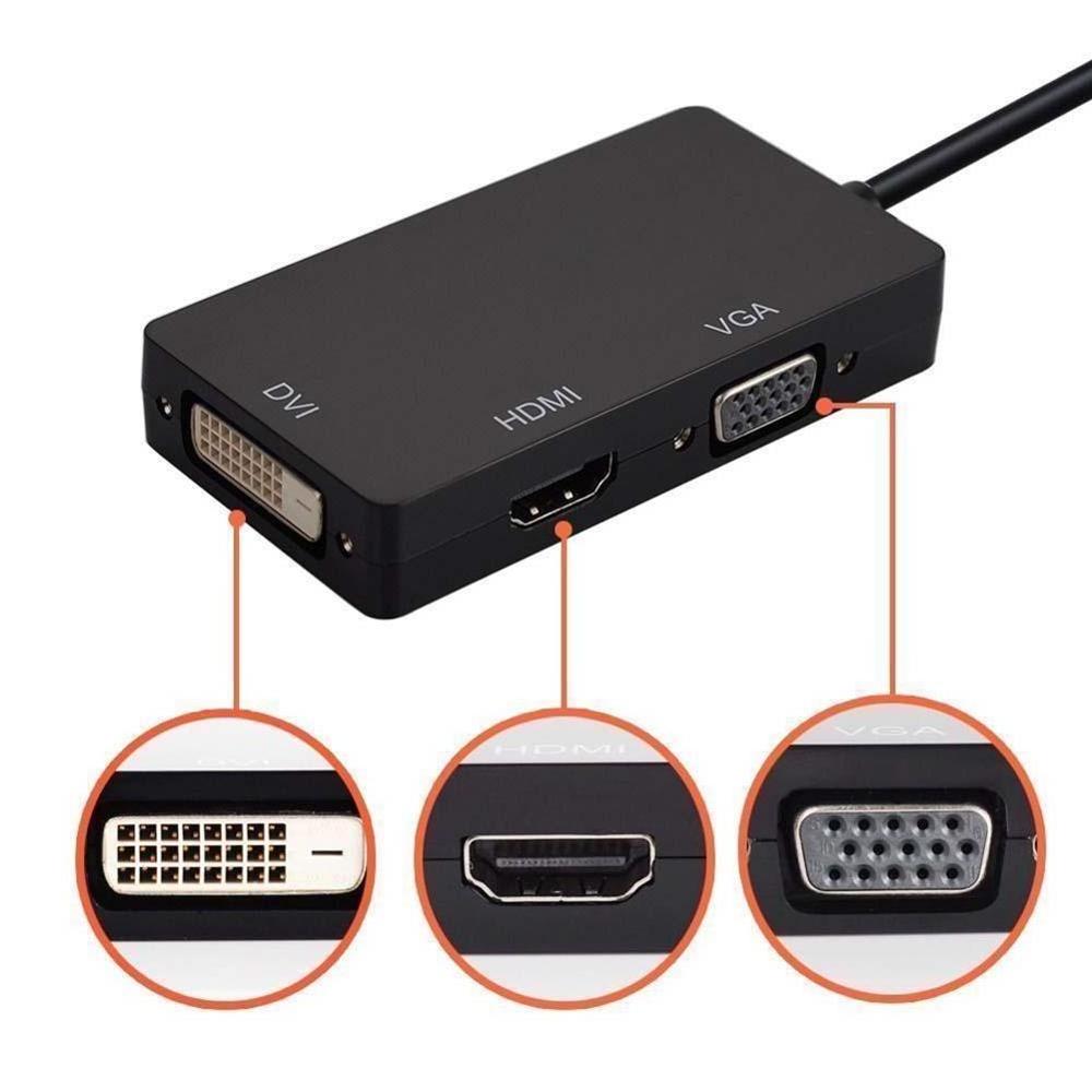 Hot selling Mini Display Port/DP to VGA/HDMI/DVI Adapter For Macbook Pro Air Mac enough stock