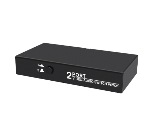 Enough stock 2 Port AV Audio Video Switch 2x1 4x1 8x1 AV RCA Switcher 2 in 1 out Selector Amplifier Signal Composite for VCD DVD STB HDTV