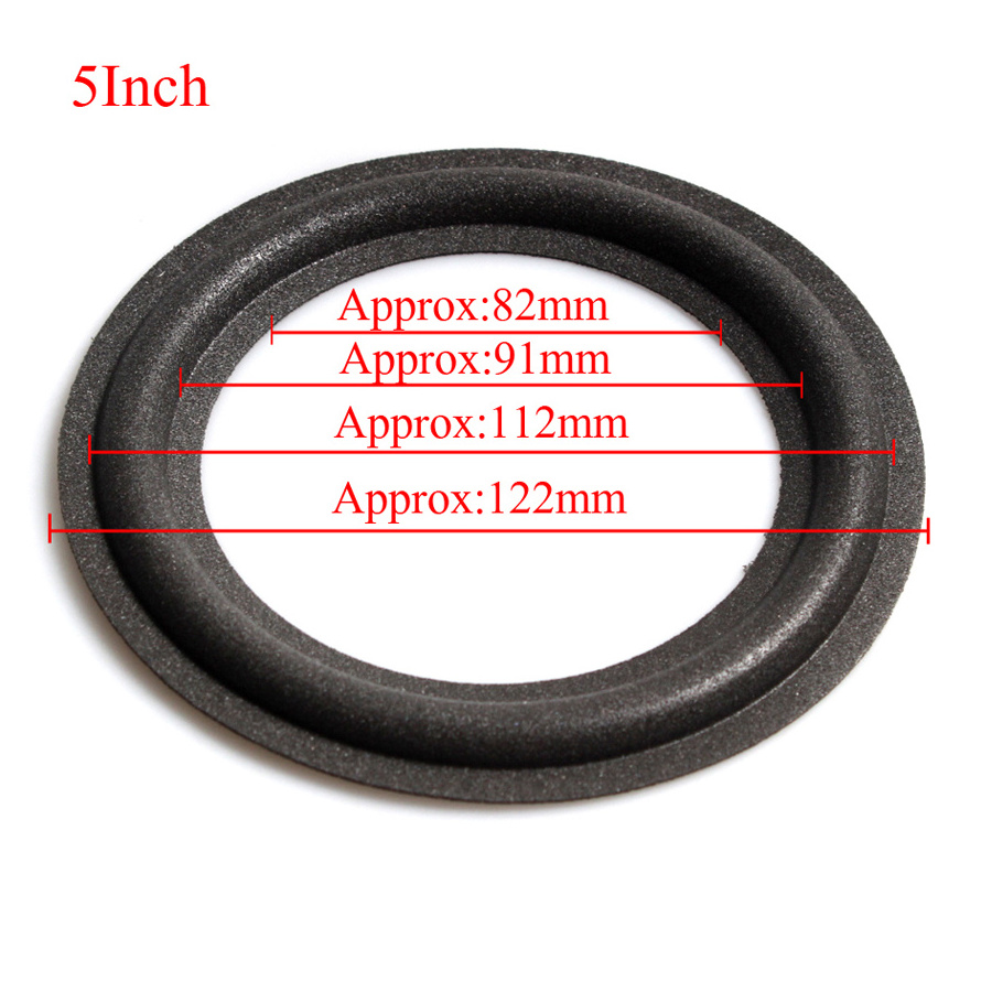 Hot selling 4 INCH 5 INCH 6 INCH Subwoofer Speaker Foam Surround Foam Sponge Speaker Repair Parts Accessories