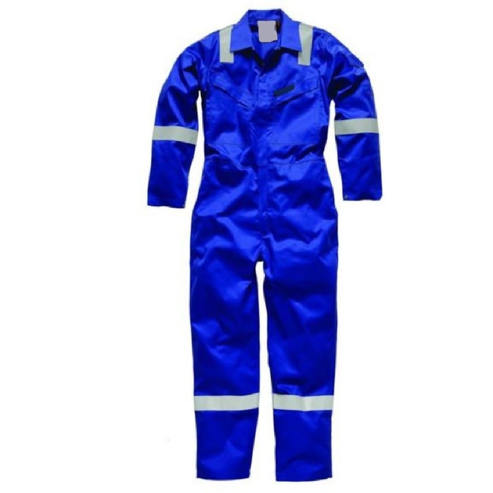 Work Wear Cotton FR Flame Reflective  Safety  Mechanic Protective Welder Two Piece Coverall Working Uniform BD