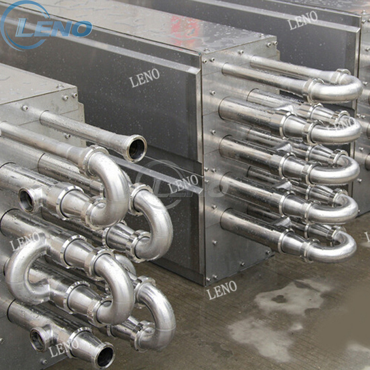 LENO Price Food grade stainless steel sanitary shell Condenser tube heat exchanger