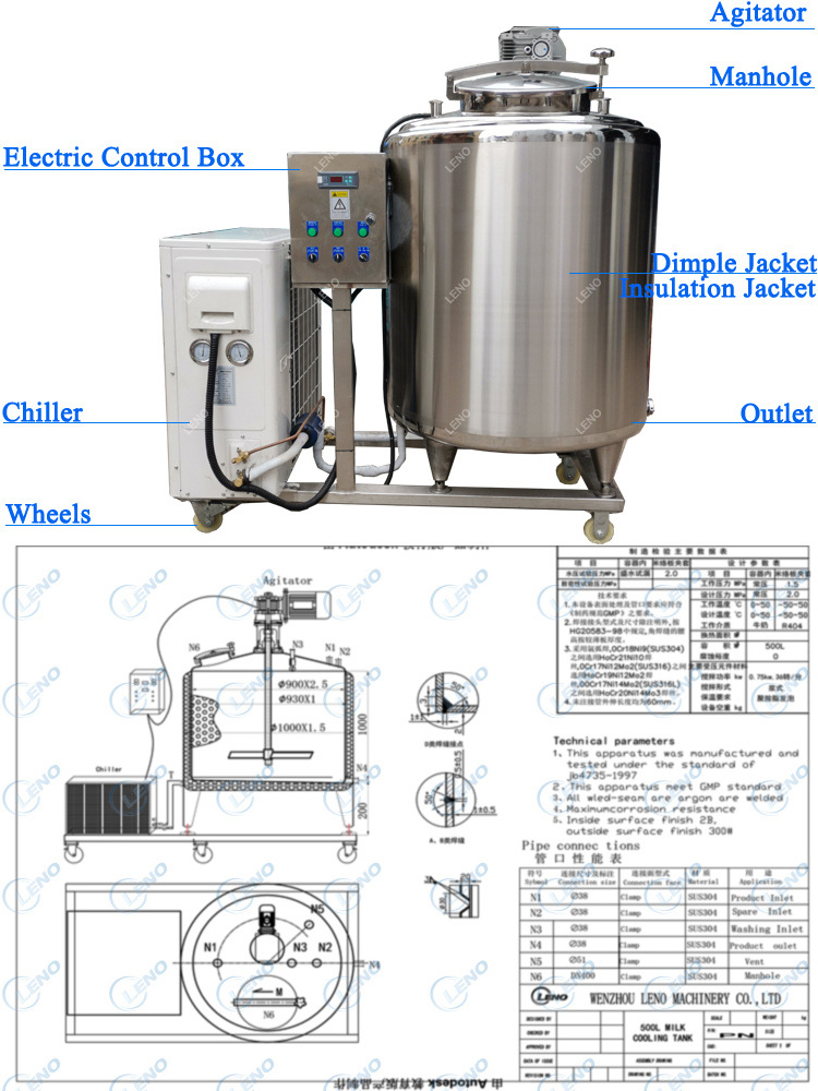 Mini Milk Can,Stainless Steel Milk Can Boiler,Milk Cooling Tank