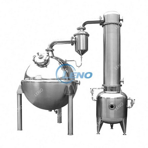 SS304/SS316L Recovery Tower Alcohol Distill Ethanol Solvent Lab Scale Distillation Column Vacuum Distillation Electric Provided