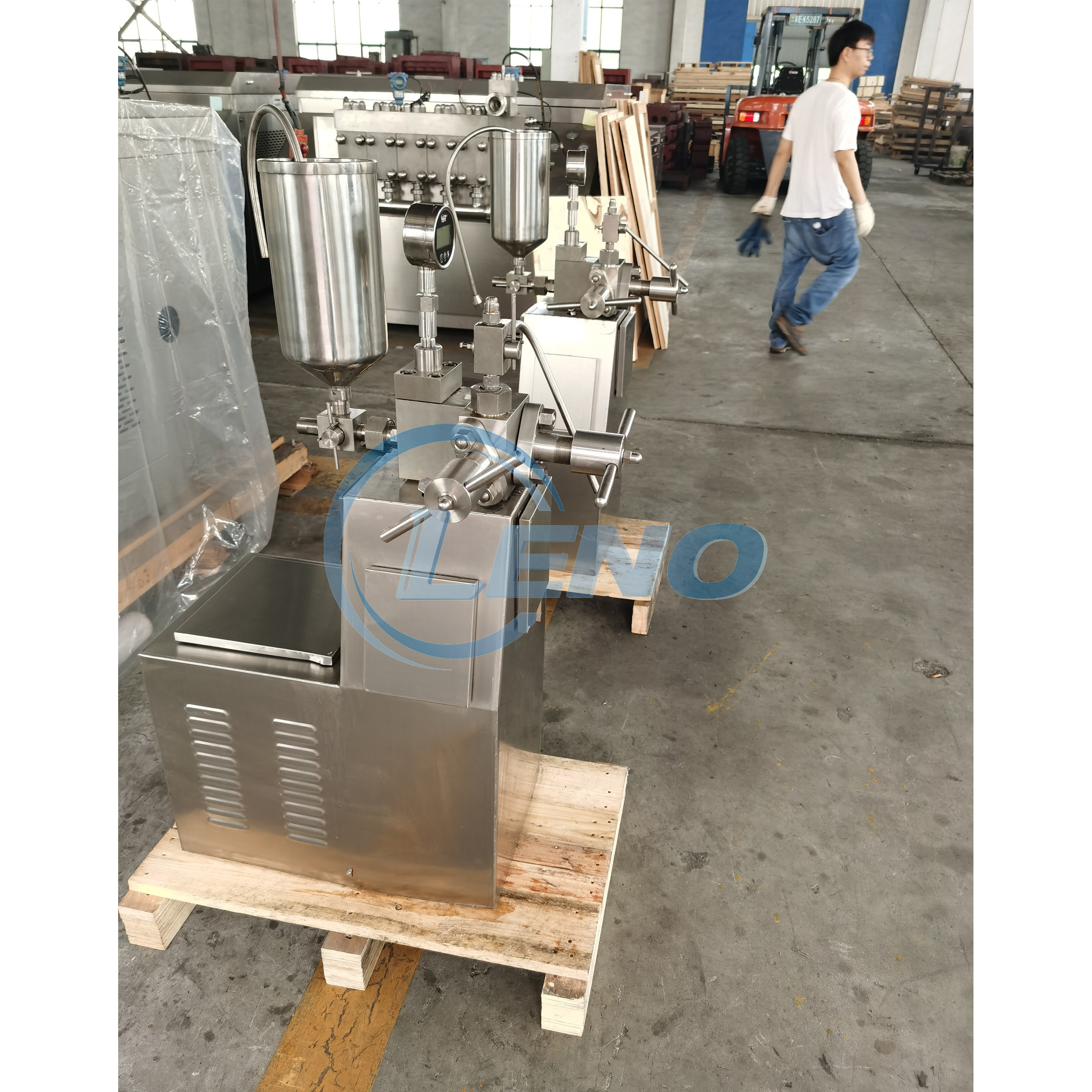 Factory Price Cream Fresh Milk Yogurt Homogenizer Machine Industrial Honey Juice Homogenizing High Pressure Homogenizer