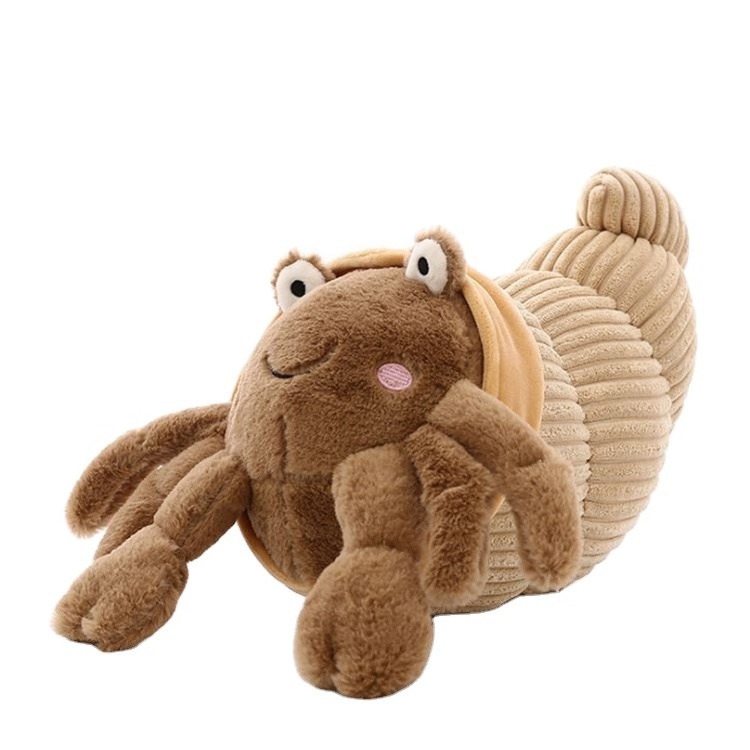 Cute Children Hermit crab pillow Wholesale Promotion birthday stuffed toy gift Sea Animal cartoon Plush Toy Crab