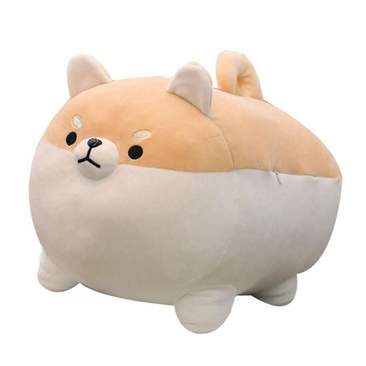 Auspicious beginning Stuffed Animal Shiba Inu Plush Toy Anime Corgi Kawaii Dog Soft Pillow Gift Sleeping Cushion for Boys Girls