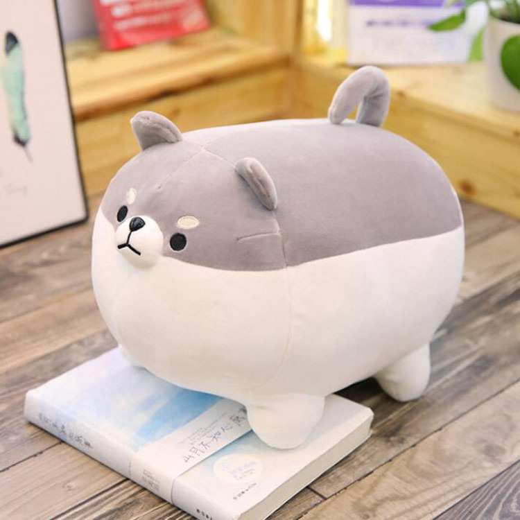 Auspicious beginning Stuffed Animal Shiba Inu Plush Toy Anime Corgi Kawaii Dog Soft Pillow Gift Sleeping Cushion for Boys Girls