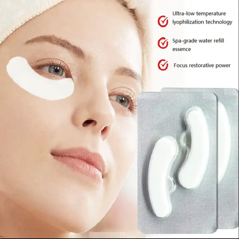 T  Oligopeptided Soluable Eye Mask for Moisturizing Collagen Gel Under Eye Private Label Eye Mask Anti-aging