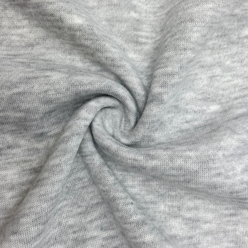 Wholesale hoodies custom color cotton polyester 220gsm knitted tc loop french terry fabric for sweatshirts