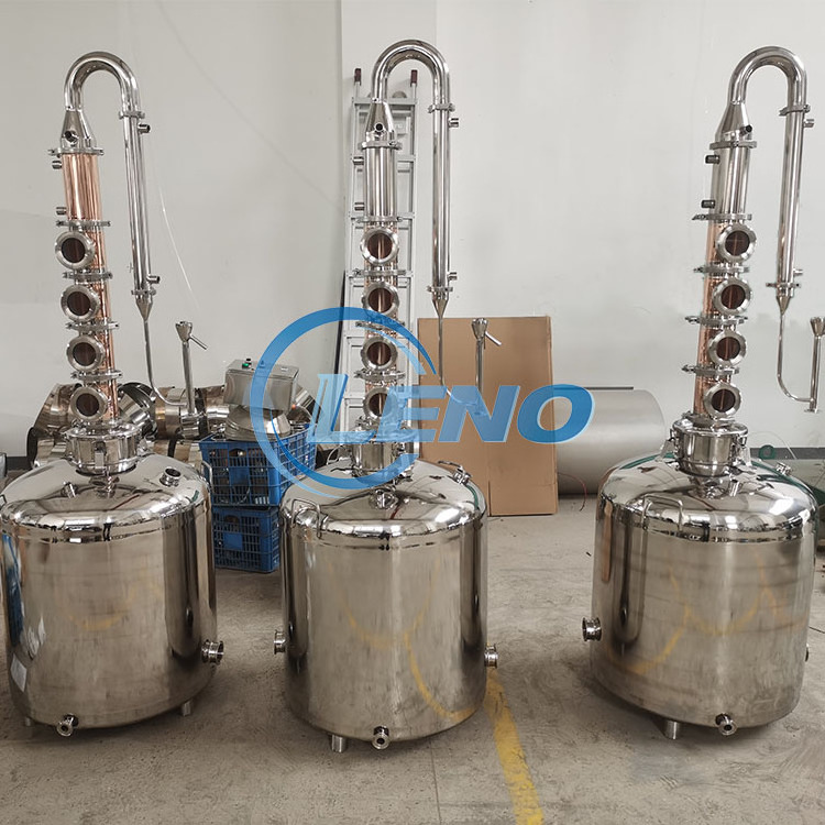 China manufacture red copper SS304 electric heating steam heating Still Kettle for distillery