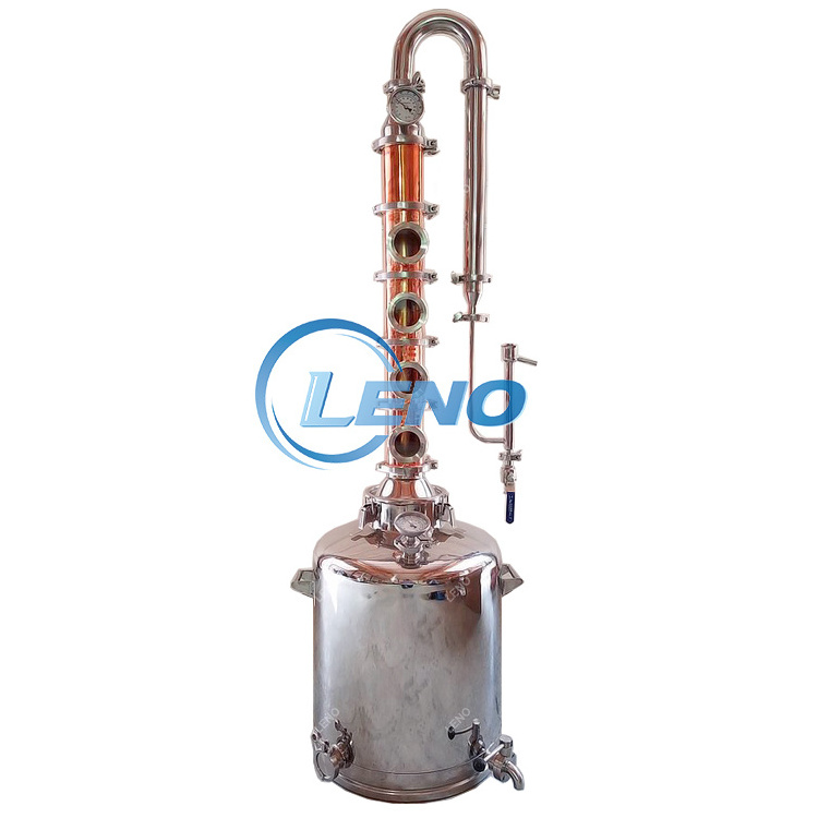 China manufacture red copper SS304 electric heating steam heating Still Kettle for distillery