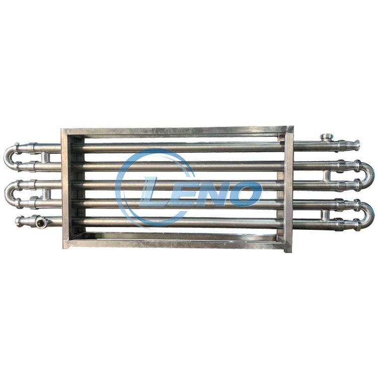 Food grade sanitary stainless steel tubular heating cooling condenser shell piper  and tube heat exchanger