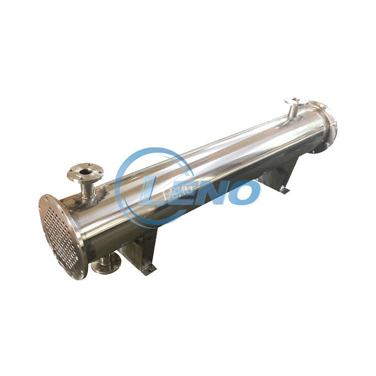 Food grade sanitary stainless steel tubular heating cooling condenser shell piper  and tube heat exchanger