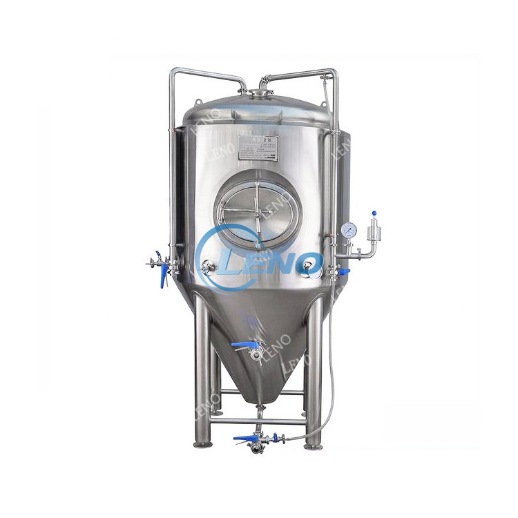 Stainless steel tank beer wine fermentation tank cooling jacketed conical fermenter 200l 500l 1000l 2000l 5000l 200gallons