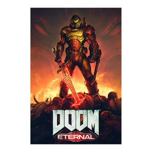 superb PET Lenticular Sheet 3D Picture Movie Anime Poster 3D Lenticular Poster 3D lenticular card sticker of Doom Eternal Game