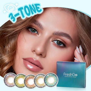 Free sample Freshgo 3 Tone contact lenses eye contact 1 year 14.5mm eye lens contact lenses wholesale Kontaktlinsen