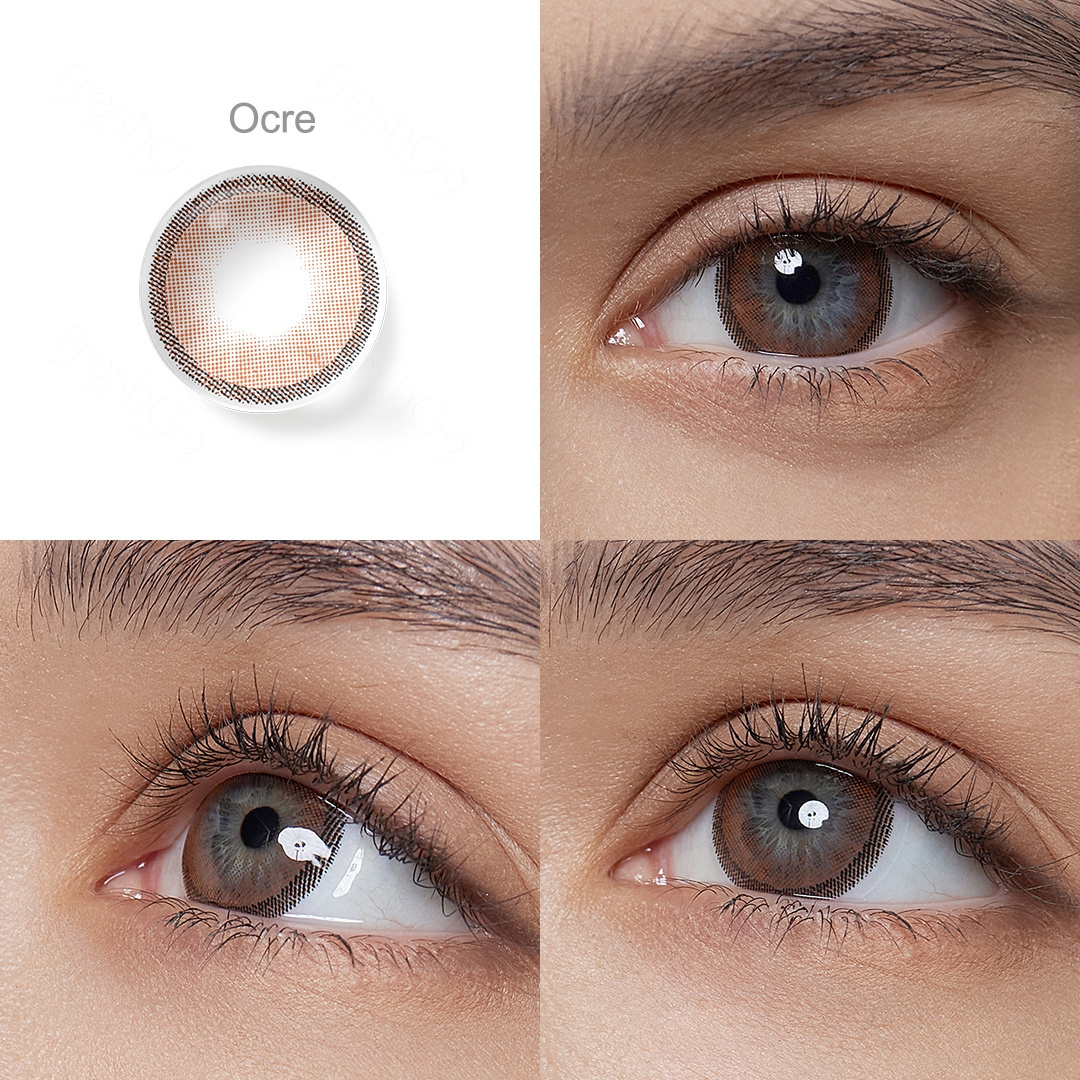 Free Shipping Colored Contacts Lens Freshgo Natural Color Contacts Wholesale 1 Year Colored Eye Lenses Eye Contact Colour