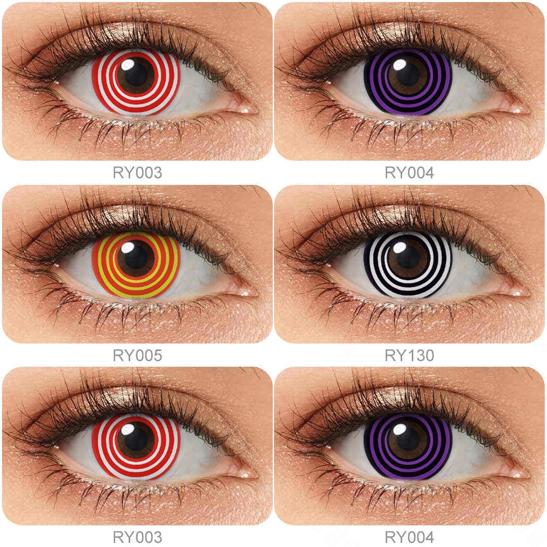 Colored Contact Lenses Cosplay Pseyeche Star Ring Soft Cosplay Color Contacts Yearly Halloween Contact Lenses