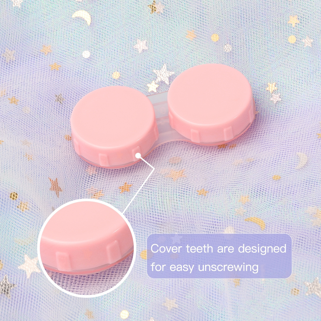 Wholesale Triangle Contact Lens Case Cheap Color Freshgo Contact Lenses Case Cute Lens Protection Case Kit De Lentes De Contacto