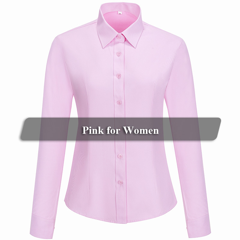 Polyester Cotton Dress Shirts for Men High-quality Cheap OEM Full Sleeve Chinese Factory Direct Sell Same Design for Genders