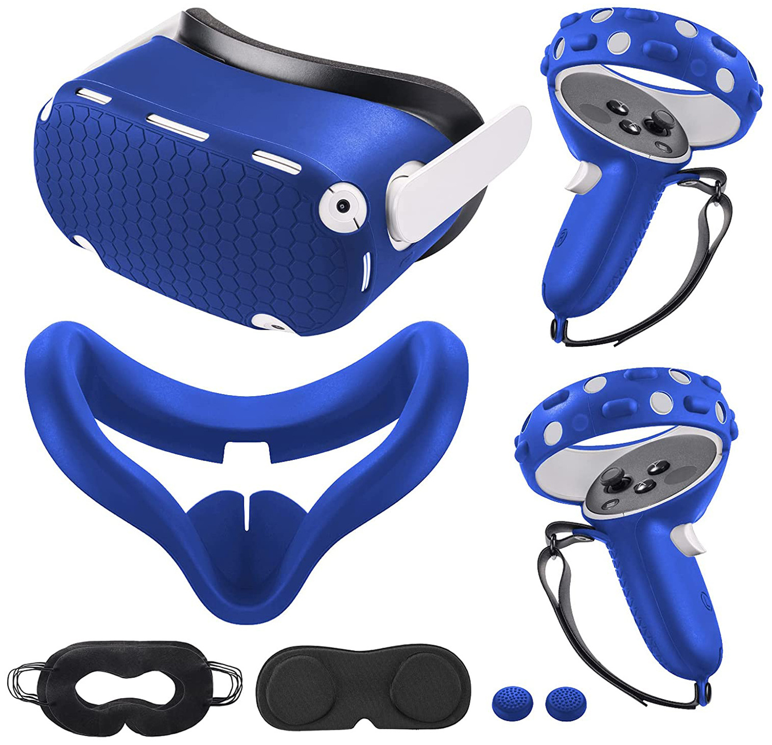 For Oculus Quest 2 Accessory Set, For Oculus Rift VR Silicone Mask Lens Cover Casque Vr For Oculus Rift 2