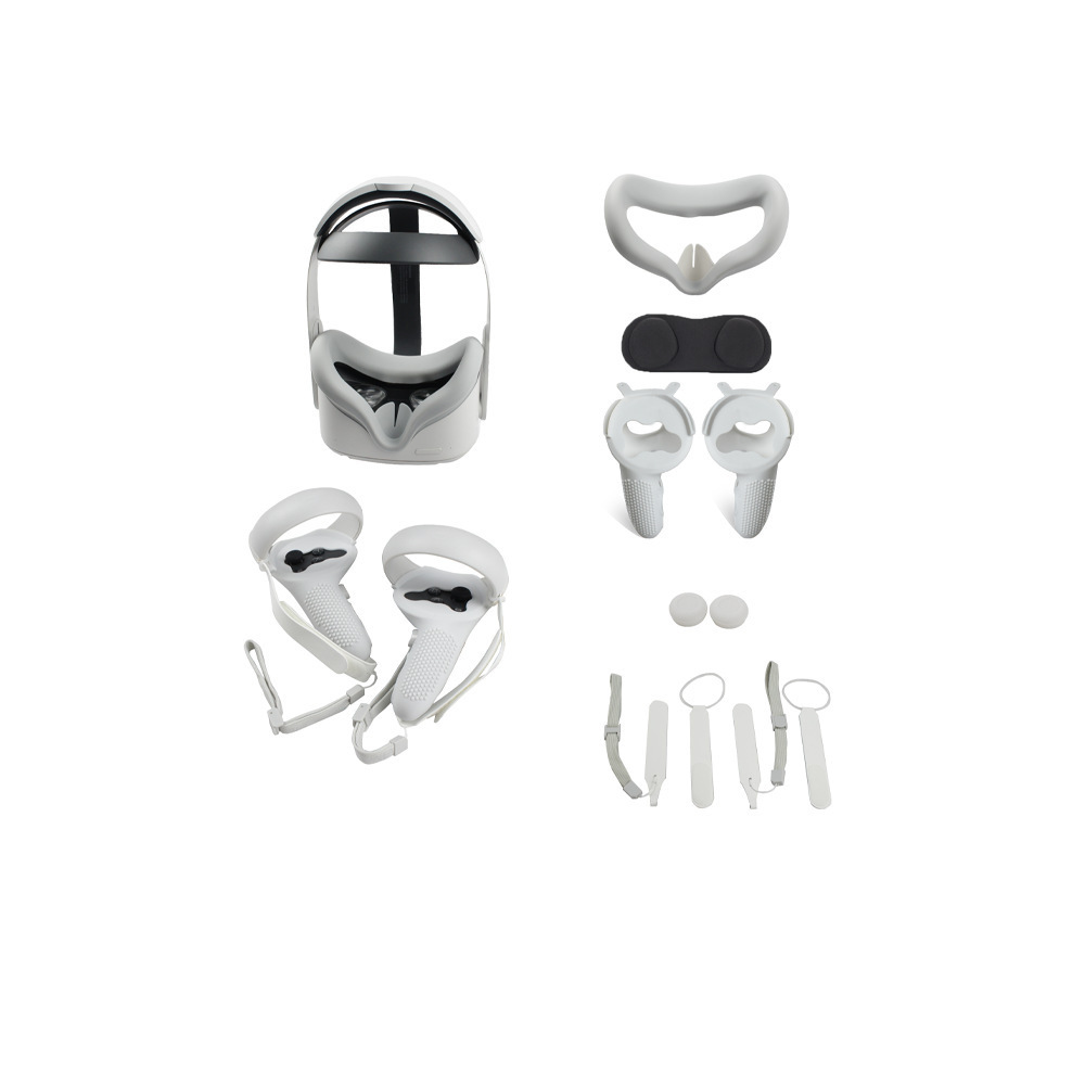 Low Price  Full Set Accessories Knuckle Strap Head Strap Silicone Protection Covers For Oculus Quest 2