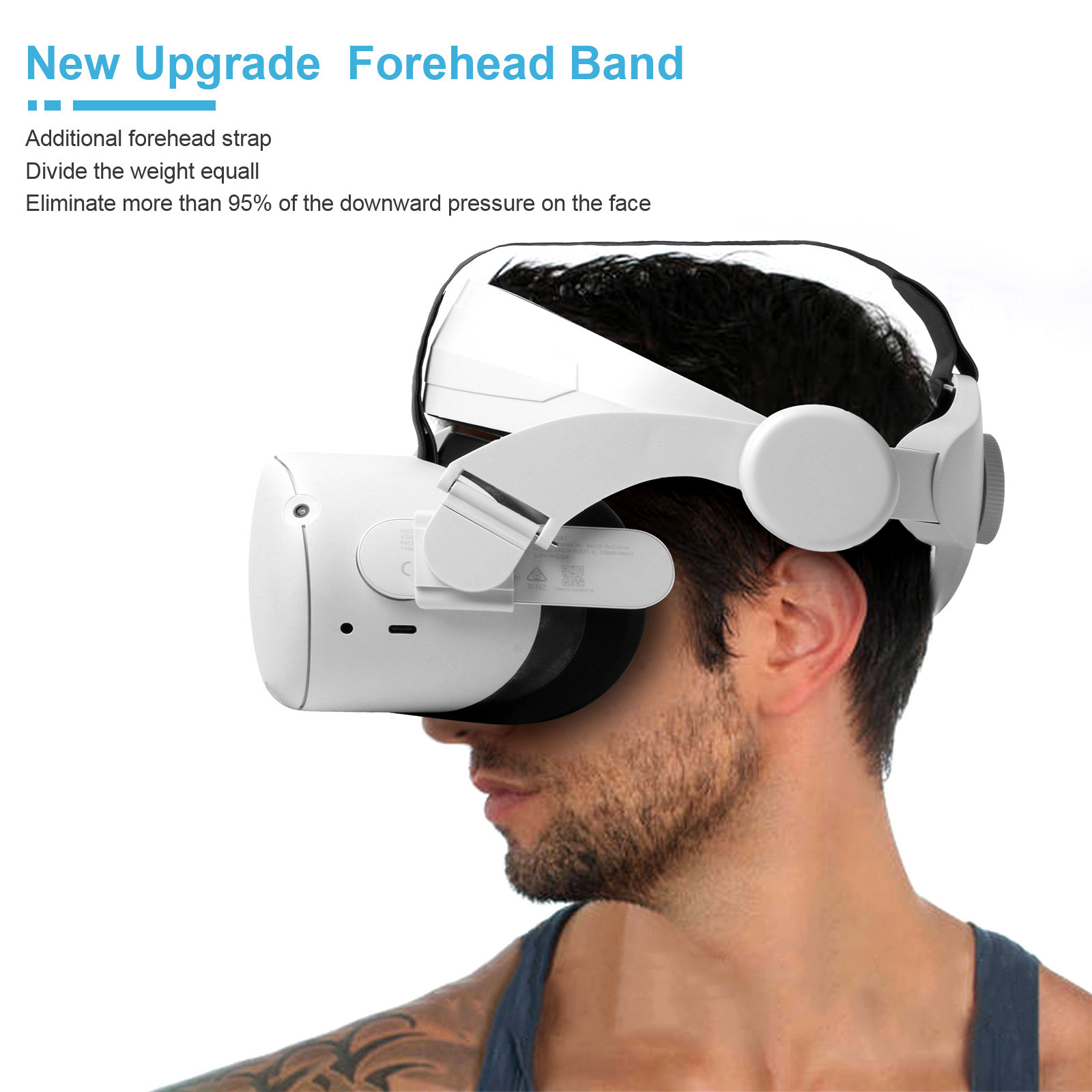 For Oculus Quest 2 Halo Strap Virtual Reality Supporting force support Upgrades Head Strap For Oculus Quest 2 Accessories