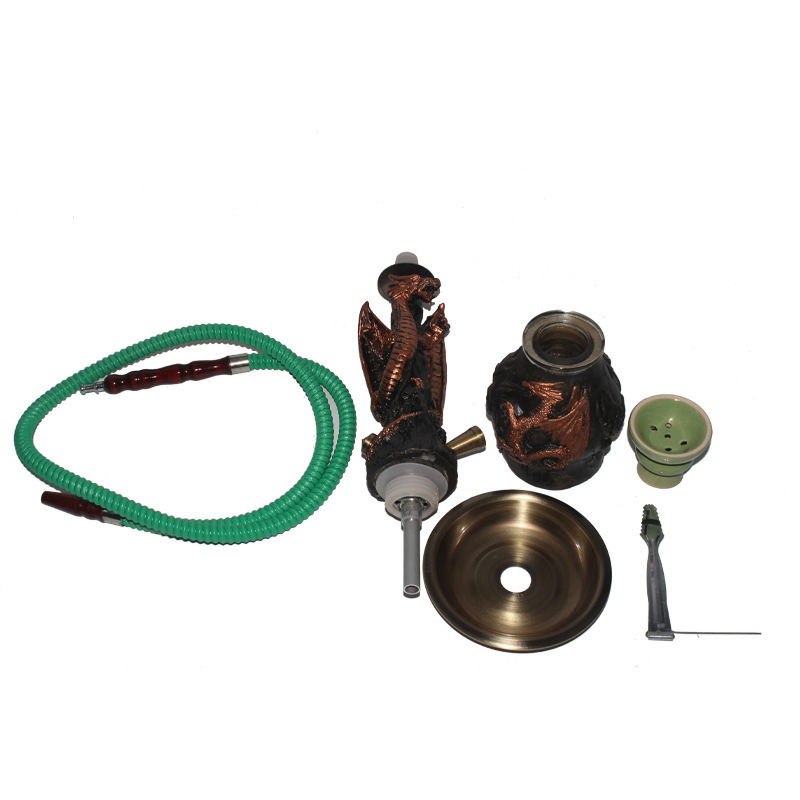 LENS Free Sample Good Quality Shisha Accessories Acrylic Shisha Hookah with One Hose Pipe