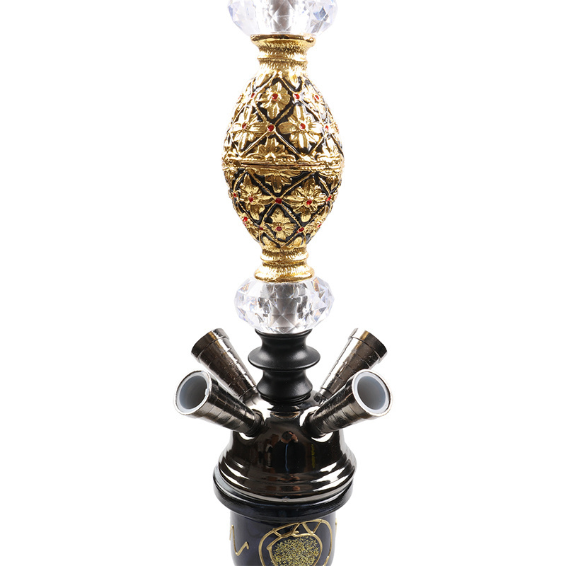 Faddish Style Middle Size  Glass Shisha Hookah Four-hose Hookah With Hookah bowl