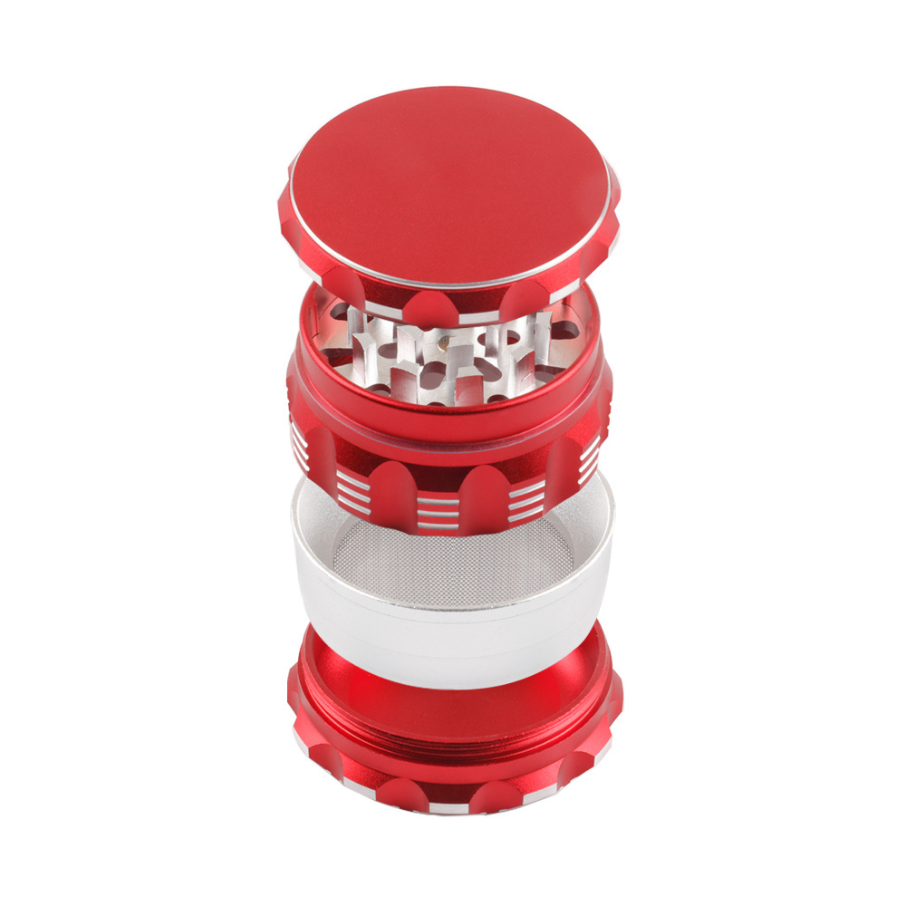 Smoke Shop Custom Red Herb Grinder Crusher Spice Kozo Cool Aluminum Alloy Tobacco Grinder