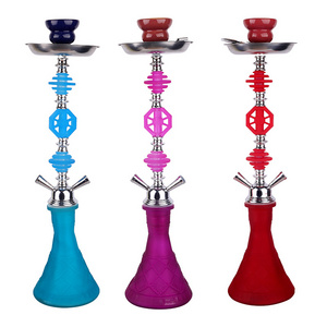 Wholesale  Shesha Hookah Kalian Sheesha Chicha Glass Pen Hookah Tips Kopf with 2 Hose